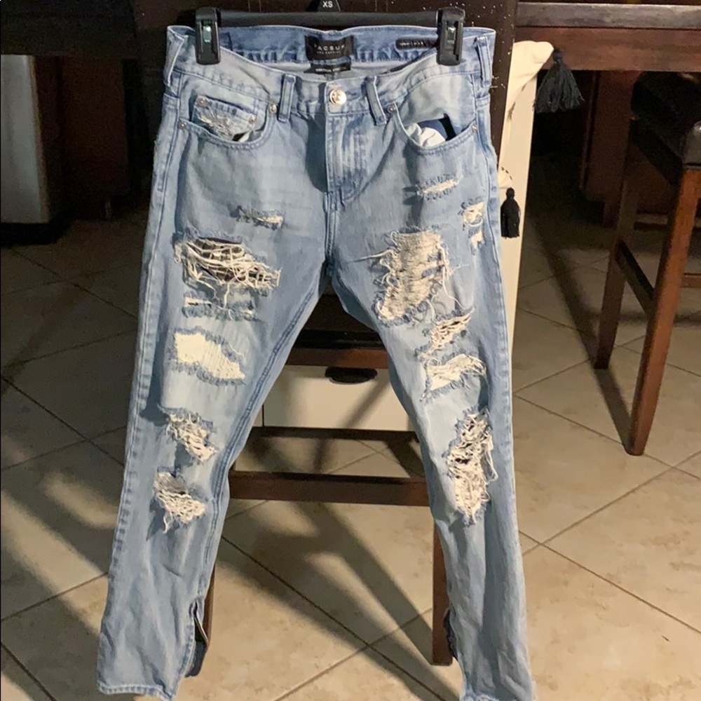 Men’s Pacsun distressed jeans skinny 29 x 30